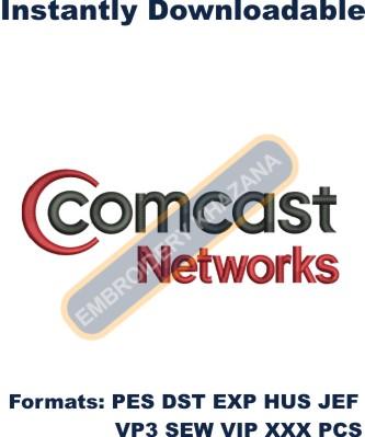 Comcast Network Embroidery Design