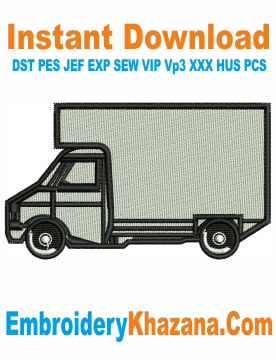 Commercial Van Embroidery Design