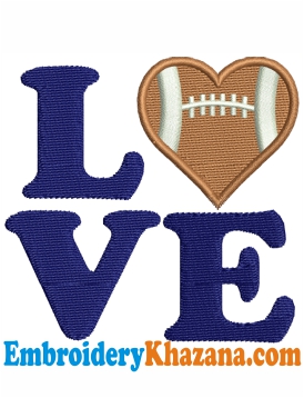 Cowboys Football Embroidery Design