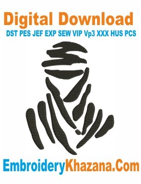 Dakar Logo Embroidery Design