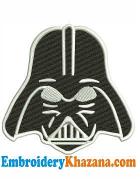 Darth Vader Embroidery Design