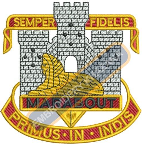 Devonshire and Dorset Badge Embroidery Design