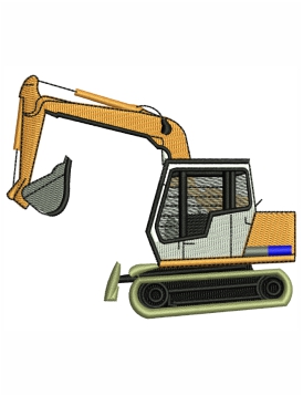 Digger Embroidery Design
