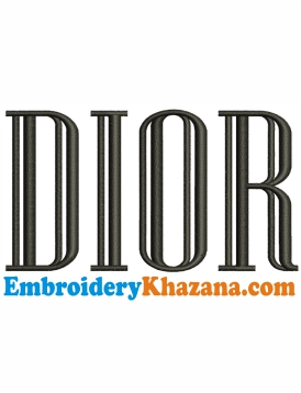 Dior Embroidery Design