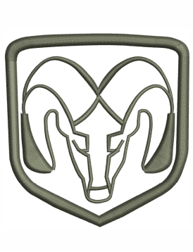 Dodge Logo Embroidery Design