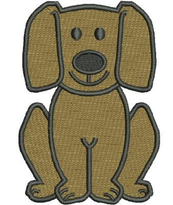 Dog Digital Machine Embroidery Design