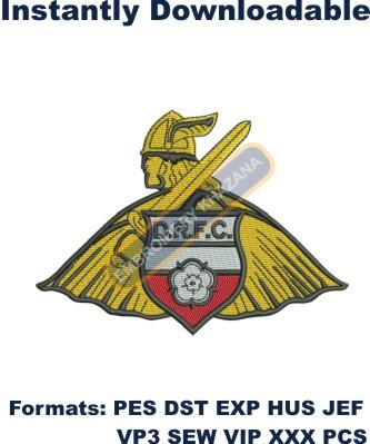 Doncaster Rovers Fc Embroidery Design