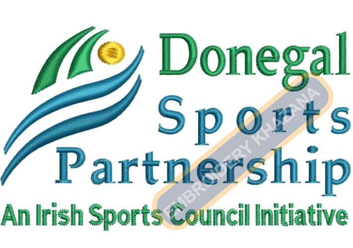 Donegal Sports Logo Embroidery Design