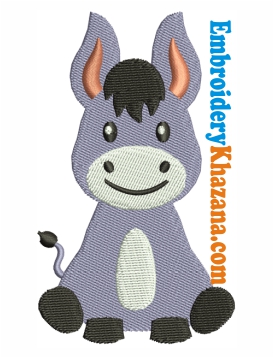 Donkey Embroidery Design