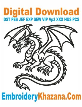 Dragon Embroidery Designs