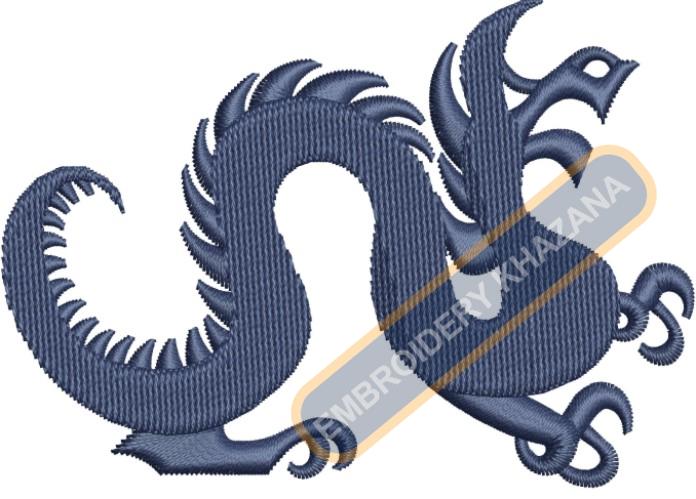 Drexel Dragon Embroidery Design