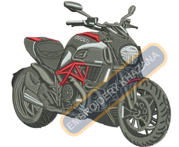Ducati Bike Embroidery Design