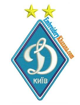 Dynamo Kyiv Logo Embroidery Design