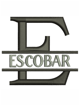 Escobar Family Embroidery Design