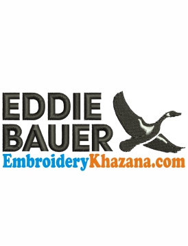 Eddie Bauer Logo Embroidery Design