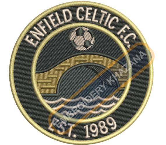 Enfield Celtic Fc Logo Embroidery Design