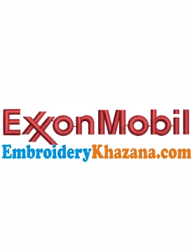 ExxonMobil Logo Embroidery Designs