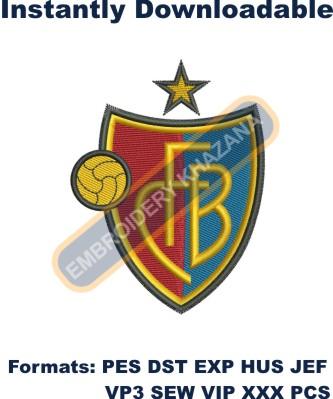 FC Basel Logo Embroidery Design