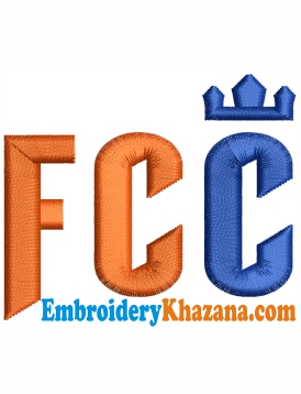 FC Cincinnati Logo Embroidery Design