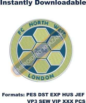 FC North West London Embroidery Design
