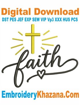 Faith Cross Embroidery Patterns