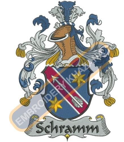 Family Crest Embroidery esign