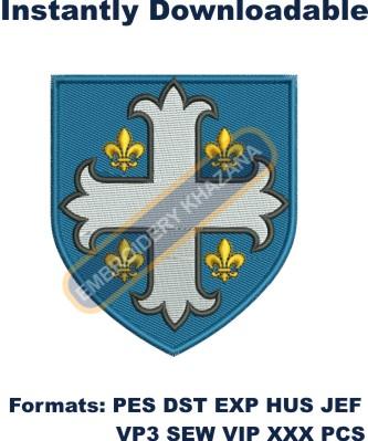 Family Crest Embroidery Design