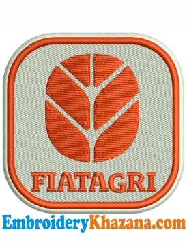 Fiatagri Logo Embroidery Design