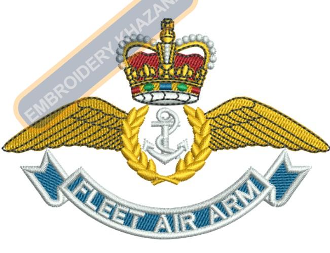 Fleet Air Arm Association Badge Embroidery Design