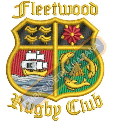 Fleetwood Rugby Embroidery Design