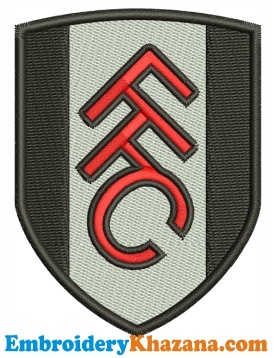 Fulham Fc Logo Embroidery Design