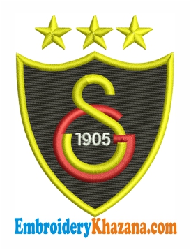 Galatasaray SK Logo Embroidery Design