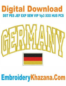 Germany Applique Embroidery Design