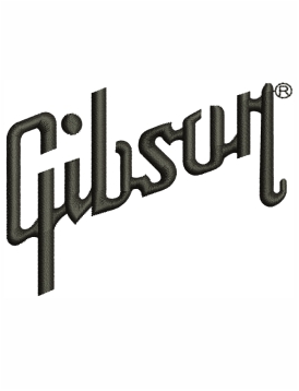 Gibson Logo Embroidery Design