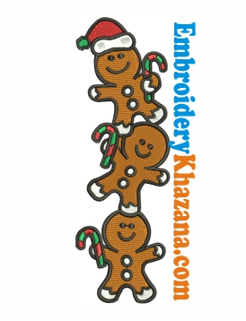 Gingerbread Embroidery Design