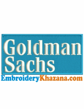 Goldman Sachs Embroidery Design