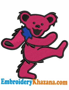 Grateful Dead Bears Embroidery Design