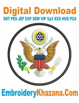 Great Seal of The United States Embroidery Designs