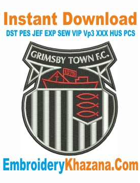 Grimsby Town Fc Logo Embroidery Design