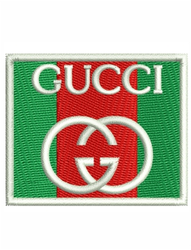 Gucci Italy Flag Embroidery Design