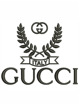 Gucci Italy Embroidery Design