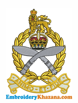 Gurkha Staff and Personnel Support Embroidery Design