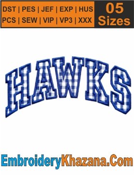 Hawks Arch Applique Machine Embroidery Patterns