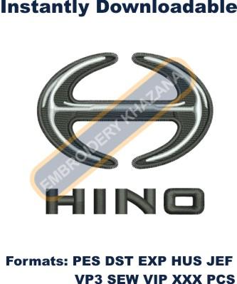 Hino Logo Embroidery Design