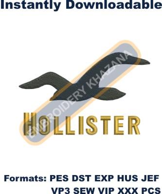 Hollister Embroidery Design