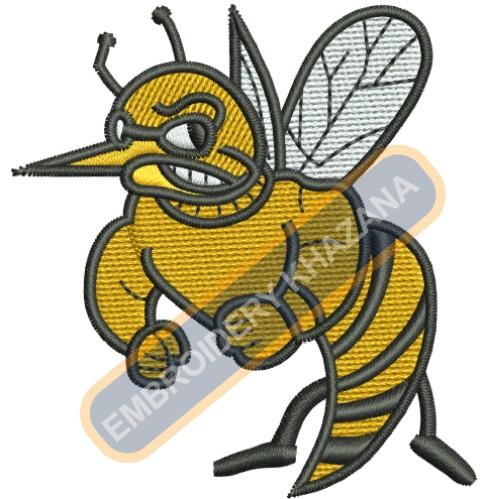 Hornets Embroidery Design