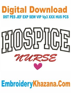 Hospice Applique Embroidery Design
