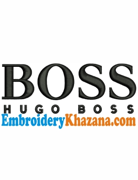 Hugo Boss Embroidery Design