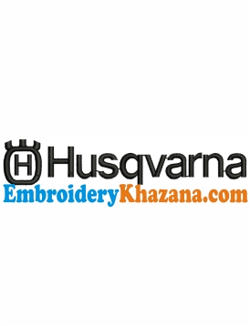 Husqvarna Logo Embroidery Design