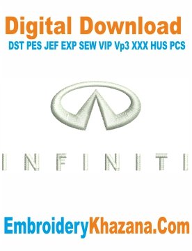 Infiniti Logo Small Embroidery Design